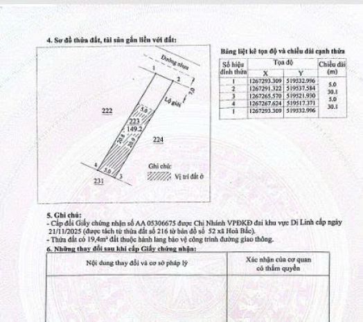 Chính chủ cần bán đất  hòa bắc, di linh, lâm đồng 7185151