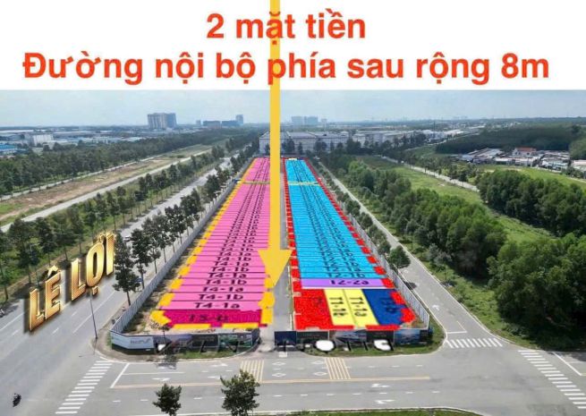 Bán sh0phouse 2 mặt tiền   đường lê lợi 40m  trung tâm tp 7185387
