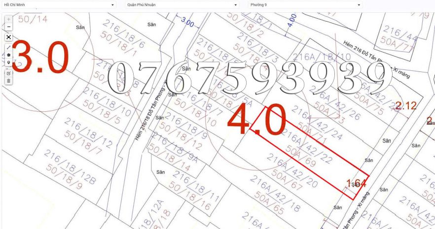 Rẻ vip bán nhà chính chủ phú nhuận đường đỗ tấn phong 7186931