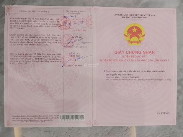 Chính chủ cần bán lô đất tuyệt đẹp đường doãn uẩn, phường 7187364