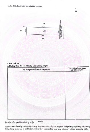 Bán lô đất  mặt tiền đường n6b. rộng 425m². tân mỹ chánh. 7189178
