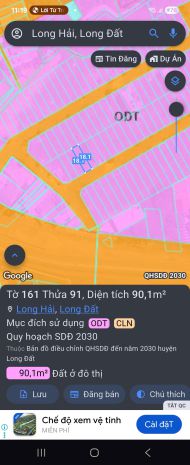 Đất  đẹp- giá tốt- cần bán nhanh đất tại xã long hải, long 7196808