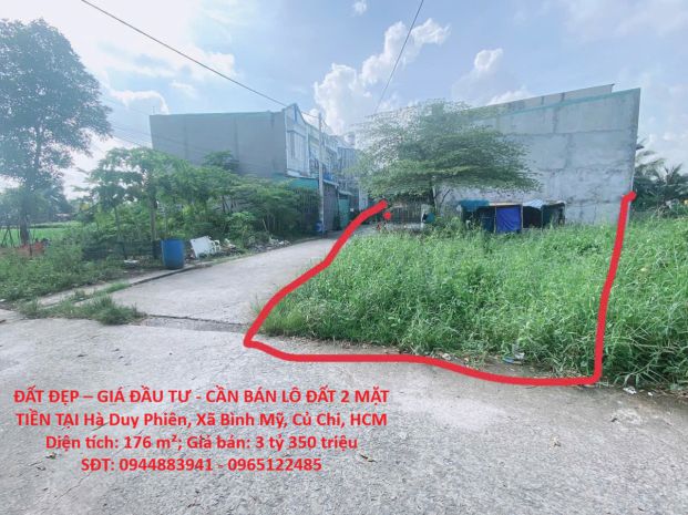 Đất đẹp  giá đầu tư - cần bán lô đất 2 mặt tiền tại hà duy 7197311