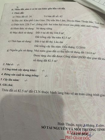 Bán đất mặt tiền đường nguyễn thị minh khai  ma lâm
 xã 7205112