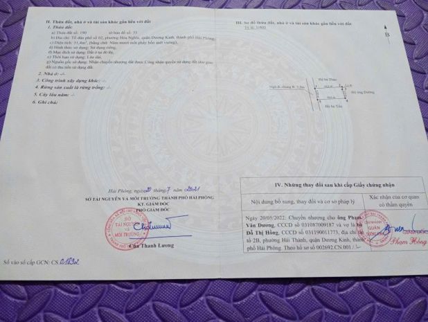 51,4m² ngõ 92 hải phong  gần vinhomes dương kinh  giá 9xx 7207859