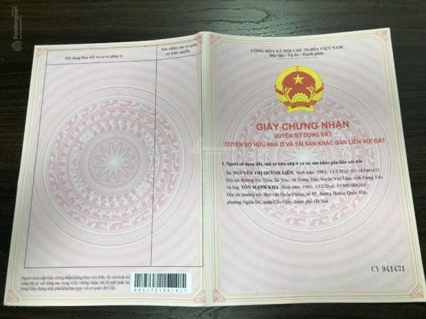 Khách mua yên tâm pháp lý để nắm giữ lâu dài.  nhà thiết kế 7208048