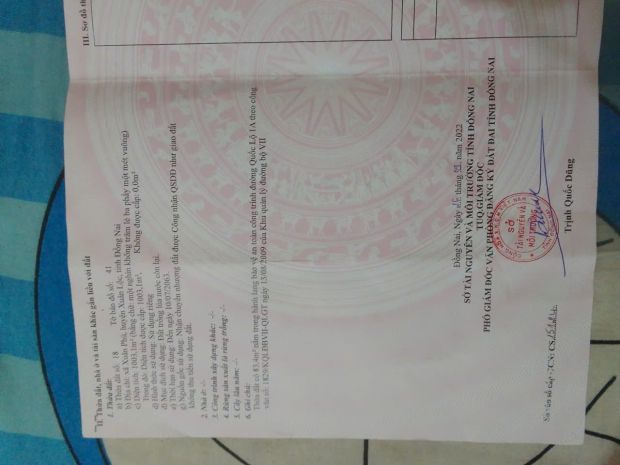 Bán đất phú xuân  tân phú  đồng nai 7208062