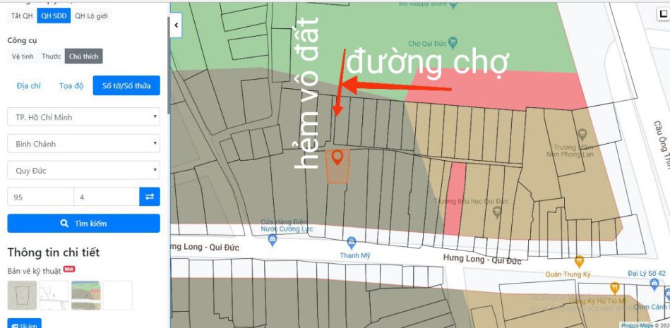 Bán đất ngay cầu ông thìn, ql 50, bình chánh 7209420