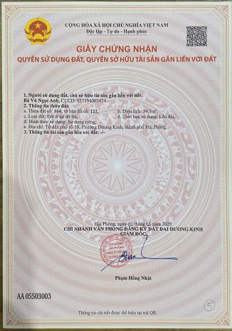 Lô góc ngõ ô tô hoà nghĩa  dương kinh  giá tầm 1,x tỷ 7214857