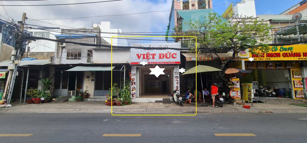 Cho thuê nhà  mặt tiền tân quý 72m² , 17triệu - gần ngã tư 7217712