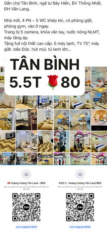 Bán nhà chính chủ tân bình đường ni sư huỳnh liên gần chợ 7218273