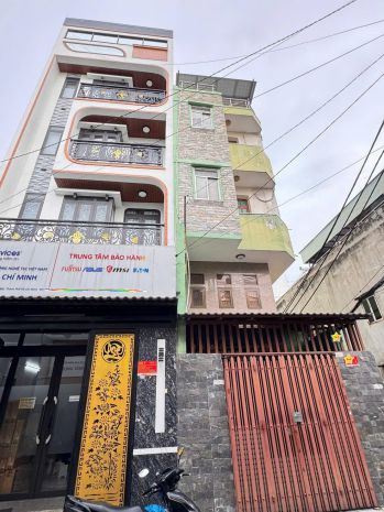 Bán nhà 4 tầng, 4.1  12.3m   hẻm 6m trịnh đình trọng, gần 7223614