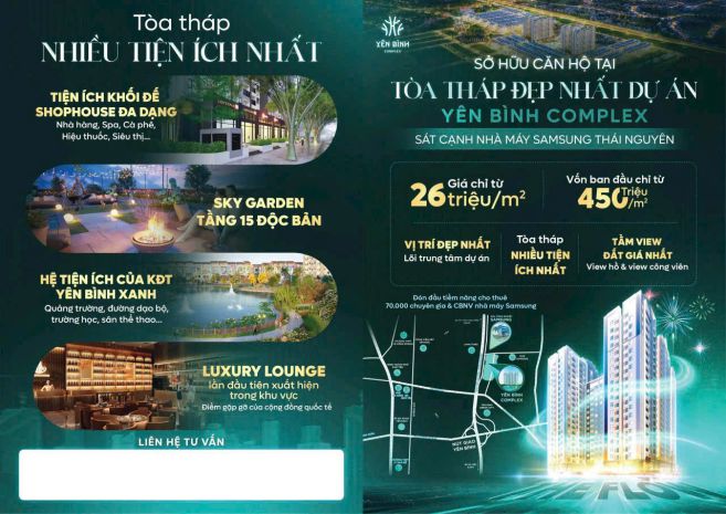 Đầu tư căn hộ yên bình complex  dòng tiền cho thuê ổn 7224183