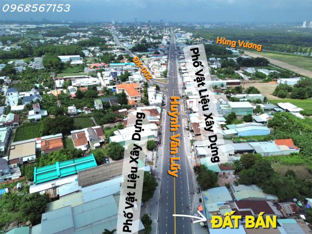 Bán đất mặt tiền huỳnh văn lũy, thủ dầu một  lô góc 2 mặt 7224955