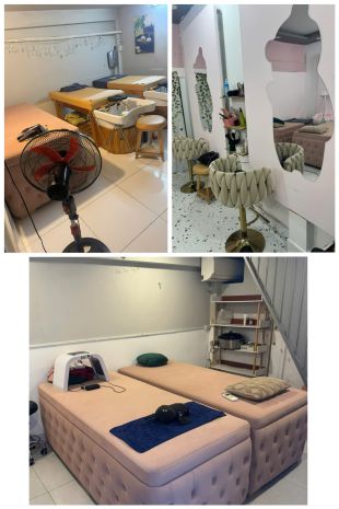 Chính chủ sang nhượng tiệm nail, mi, gội, phun xăm tại 90 7225366