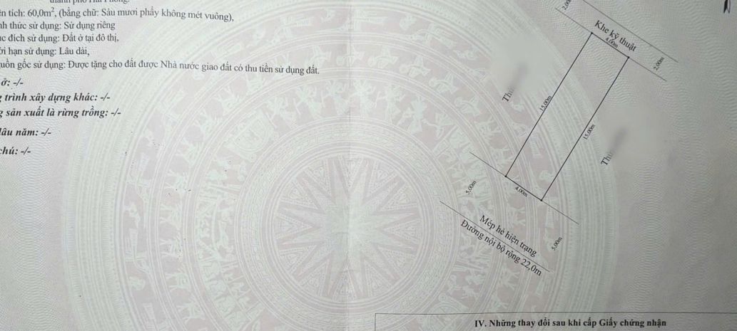 Bán nhà lô 22 lê hồng phong - đường 22m siêu rộng - 60m 4 7226365