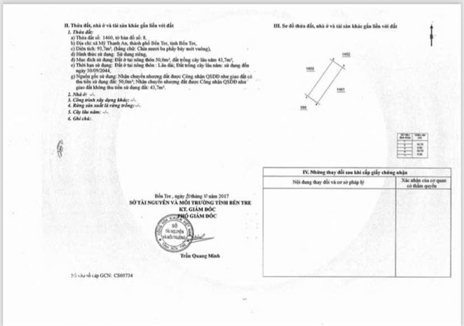 Đất chính chủ - giá tốt - xã mỹ thạnh an, tp bến tre, tỉnh 7230122