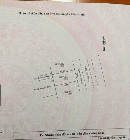 Bán đất mặt trục chính nguyễn văn cao  kđt tuệ tĩnh, mặt 7233510