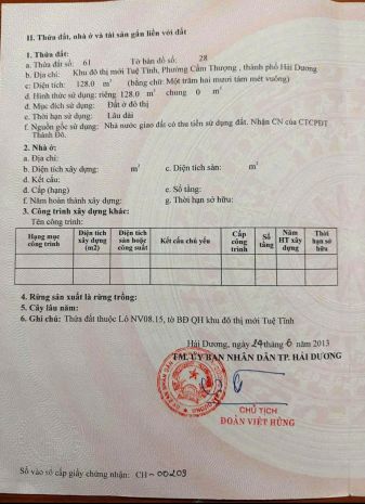 Bán đất mặt trục chính nguyễn văn cao  kđt tuệ tĩnh, mặt 7233511