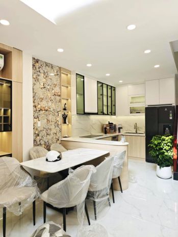 Nhà mới 100  3pn  sân thượng  hẻm 4m dân trí  nở hậu 7236523