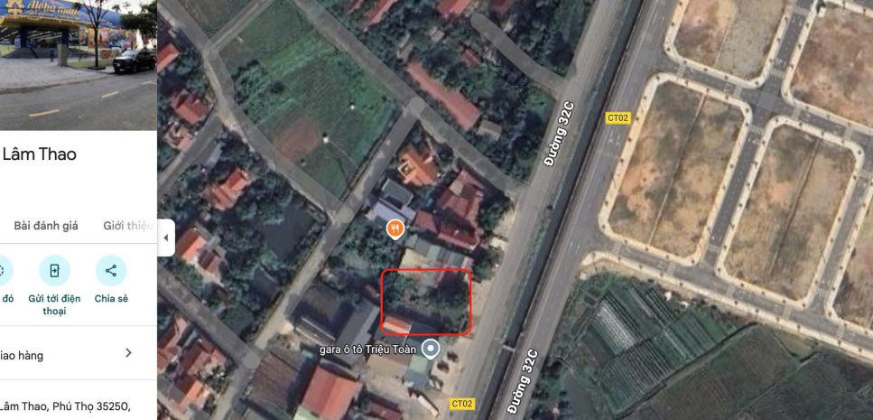 Chính chủ cần bán gấp đất mặt quốc lộ 32c  lâm thao, phú 7237273