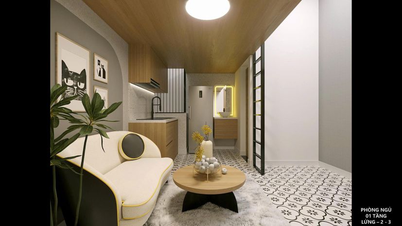 Cho thuê căn hộ  phòng khép kín - thang máy hiện đại  ngô 7238185