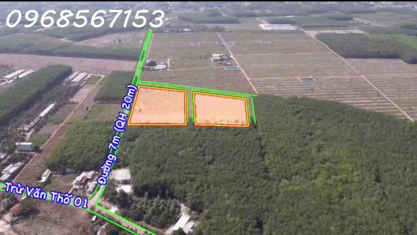 Bán khu đất 18 nền 2 mặt tiền trừ văn thố bàu bàng  phù 7240006