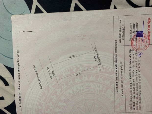 Chính chủ gửi bán lô đất tại đường tân hòa 7. 7240497