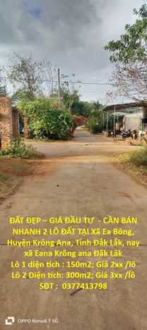 Đất đẹp  giá đầu tư  - cần bán nhanh 2 lô đất tại xã ea 7244023