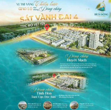 Bán lô liền kề bích động lakeside - 114m2  mặt đường 22m 7246581