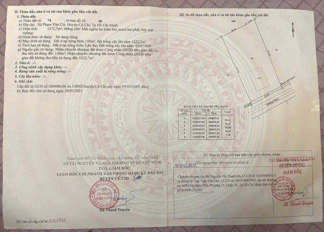 Đất mt đường 489 phạm văn cội, củ chi - ngang 25m  nở hậu 7253998