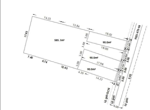 Đất xuân thới sơn  hóc môn 1 tách sổ sẵn  giá mềm đầu tư 7255743