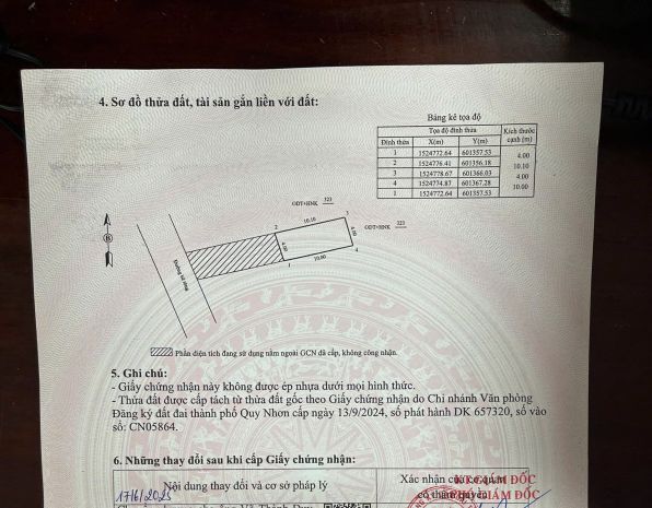 Chính chủ bán đất view sông  giá tốt tại kv6 nhơn phú 7256761