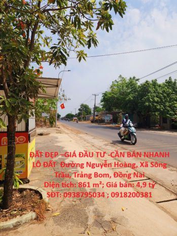 Đất đẹp giá đầu tư -cần bán nhanh lô đất  đường nguyễn 7262668