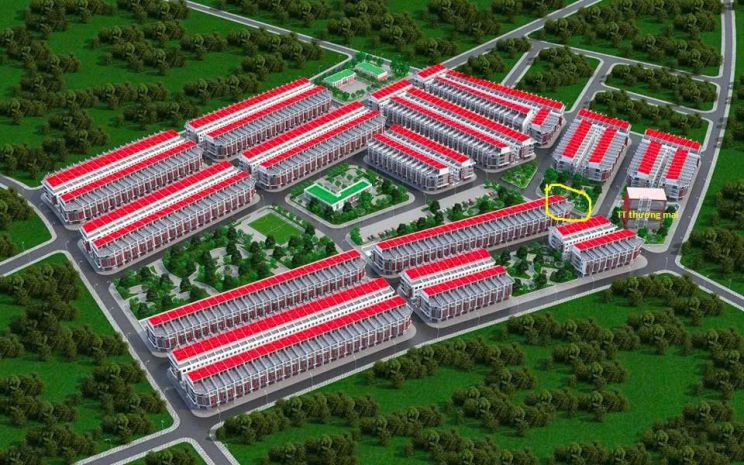 Bán lô đất 3 mặt tiền thuộc khu đô thị yên trung, thụy hòa, 7264543