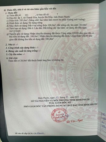 Đất đẹp chính chủ  cần bán tại ấp 3, xã thanh hòa, huyện 7265753