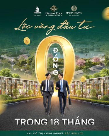Dragon eden cơ hội đầu tư không gốc không lãi 18 tháng, lợi 7269836