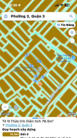 Bán nhà 2 tầng đ.điện biên phủ, quận 3 - dt 70m2 full thổ 7276871