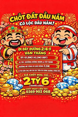 Chốt đất đầu năm  có lộc liền tay 7278146