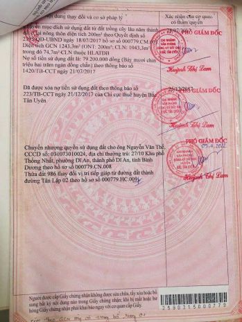 Bán gấp lô đất vàng đường dx 02  tân lập, bắc tân uyên 7279337