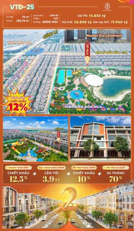 Sốc thật  liền kề mặt biển ocean park 3 giá chỉ 15.x tỷ 7279473