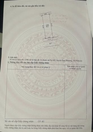 Lô đất 80m² tái định cư hạ mỗ  đan phượng - hà nội 7280410