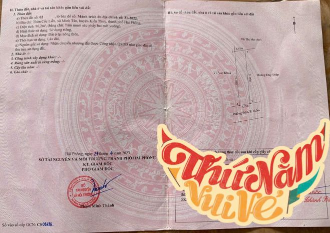 Đất trục thôn trung tâm xã minh tân giá hơn 2 tỷ zalo 0567 7280737