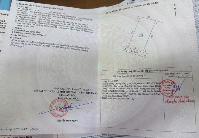 Chính chủ bán đât khu tái định cư skylake, hoàng văn thụ, 7281368