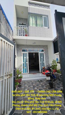 Nhà đẹp  giá tốt   chính chủ cần bán tại khu phố tân tỉnh 7287152