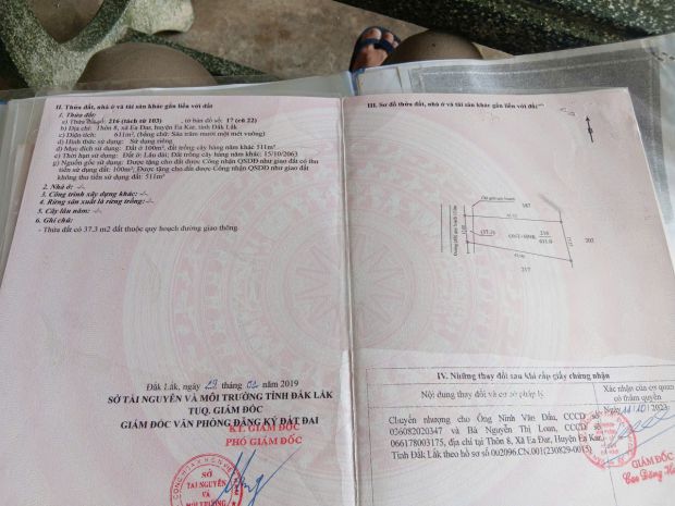 Chính chủ cần bán gấp lô đất đẹp mặt tiền - huyện ea kar - 7287611