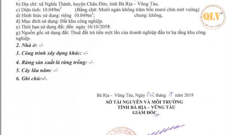 Bán 3 lô đất  kcn châu đức, nghĩa thành, bà rịa - vũng tàu 7289551