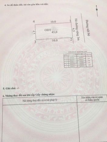 Đất tái định cư tam kỳ - đối diện trường mầm non - 45m 7290903