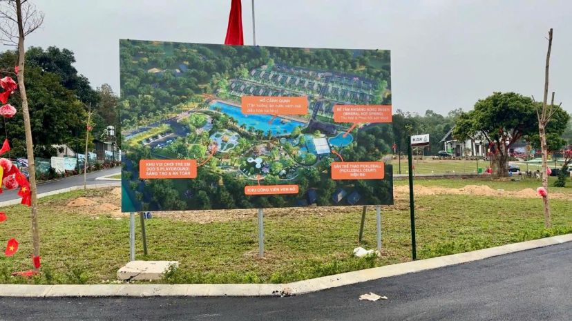 Đất ba vì view núi tản ngay sát khu du lịch hồ suối hai chỉ 7291530