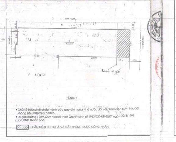 Bán nhà góc 3 mt nguyễn phúc chu, tân bình gpxd xây hầm 7 7292612